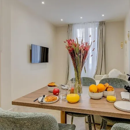 Apartmán Peaceful Getaway Near Marais - With Ac Paříž